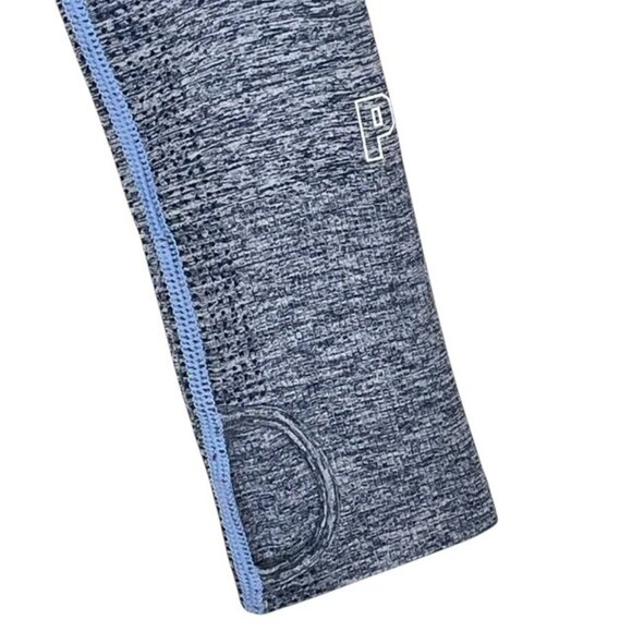 PINK VICTORIA'S SECRET Seamless Long Sleeve Blue Ombré Cropped Athletic Top - Picture 3 of 5